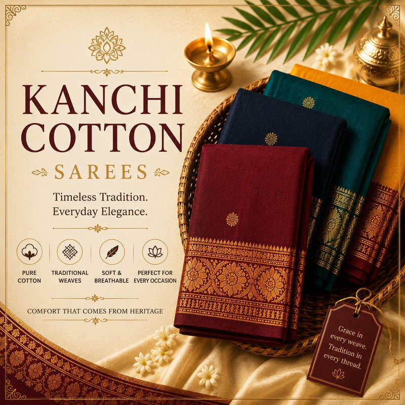 Kanchi Cotton Sarees